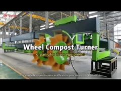 Agricultural composting fermentation organic fertilizer compost turner machine