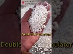 Roller extruding granulator test site