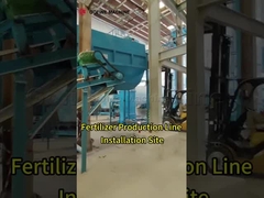 Low Noise NPK Fertilizer Production Line , Double Rollers NPK Granulator Machine
