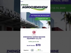 Chinese fertilizer equipment suppliers participated in the 16th Brazil Agrochemical Exhibition