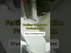 Professional Stainless Steel Drum Rotary Dryer With Fertilizer Production Line