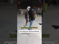 Montmorillonite powder granulator | double roller press pelletizer