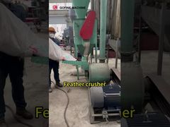 organic fertilizer production equipment chicken feather grinder