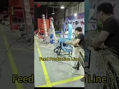 Complete Animal Feed Pellet Production Line With Feed Mill Feed Pellet Machine