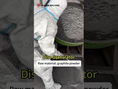 View Automatic Pan/Disc Pelletizer Cat Litter Pellet Production Machine Demo