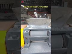 Roller extrusion granulator for use in compound fertilizer production plants