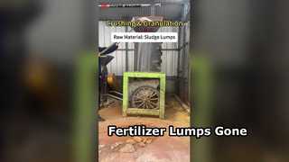 Complete Process: Vertical Crushing + Extrusion Granulation for Sludge