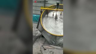 High Efficiency Disc Pelletizer with Built-in Rotating Material Scraper