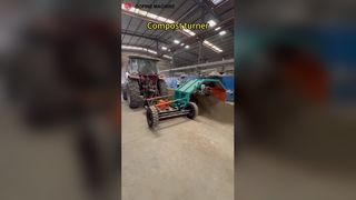Towable Type Windrow Turner Manure Fermentation Equipment
