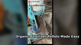 High Efficiency Flat Die Organic Fertilizer Pellet Machine