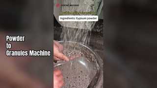 Gypsum powder granules making machine dry granulation equipment