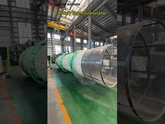 Rotary Drum Granulator with Outlet Screen, Eliminate Fine Dust