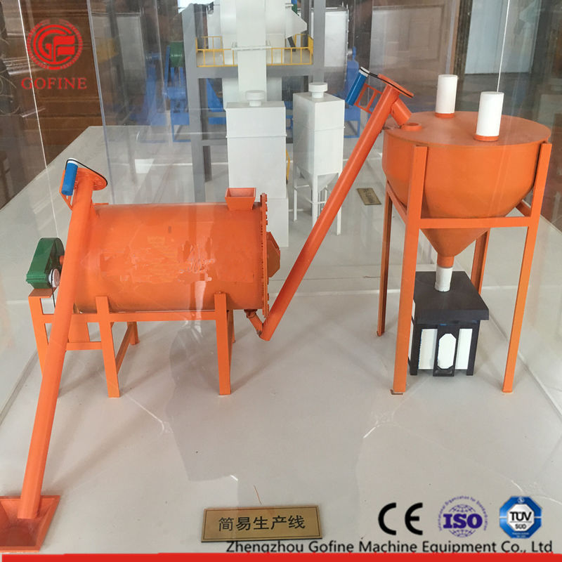 Multifunctional Dry Mortar Mixer Machine Simple Structure Convenient