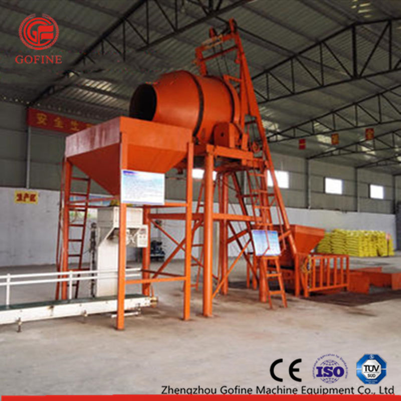 Red Color BB Fertilizer Production Line , Bulk Blending Fertilizer