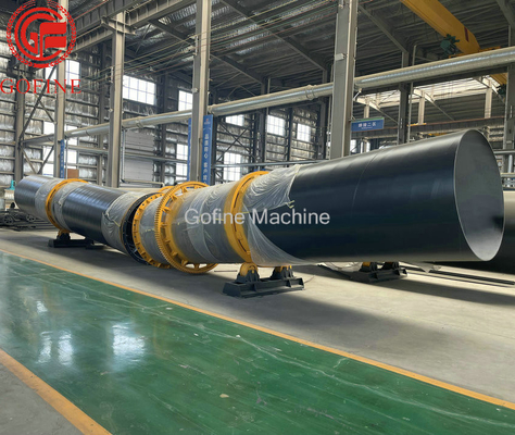 1.2×12 Fertilizer Rotary Dryer 3-5t/h Organic Manure Making Machine