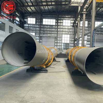 6-8T/h Rotary Vacuum Drum Dryer Organic Fertilizer Making Machine