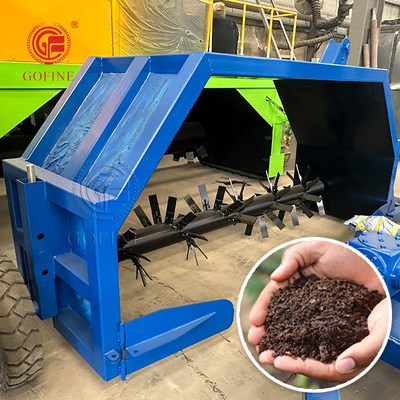 Low Energy Consumption Poultry Manure Organic Waste Fertilizer Composting System Equipment
