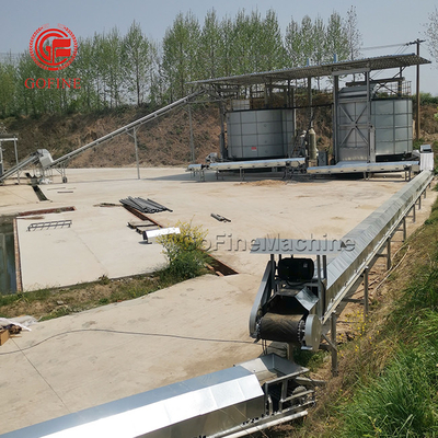 Fermentation Compost Organic Fertilizer Production Line For Food Waste Cow Dung