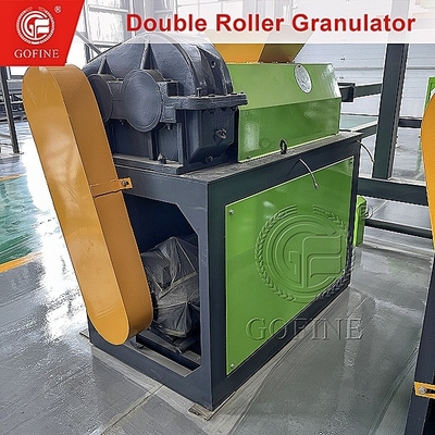 1-2T/H Producing Capacity Double Roller Fertilizer Granulator With 300x150mm Rollers