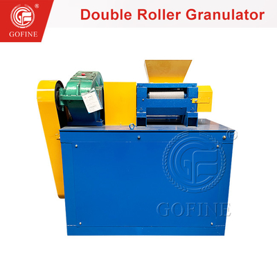 Multifunction Small Double Roller Fertilizer Granulator  18.5kw 1.5TPH Capacity