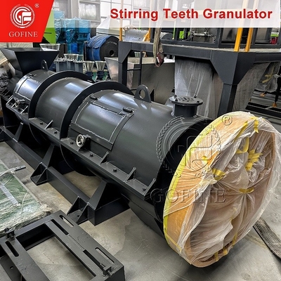 Spherical Ball Shape Organic Fertilizer Granulator 15kw Reasonable Structure Machine