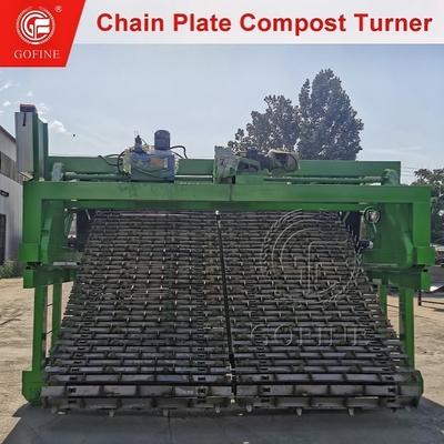 Organic Animal Manure Chain Plate Compost Compost Turner Fertilizer Composting Machine Equipment