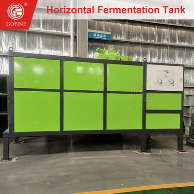 Horizontal Fermentation Tank For Organic Fertilizer Production With Precise Temperature Control
