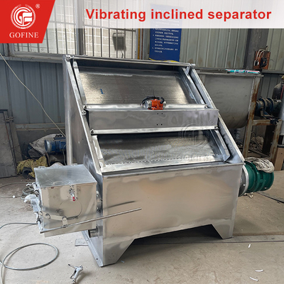 Urban Sewage Sludge Treatment Vibration Inclined Solid-Liquid Separator