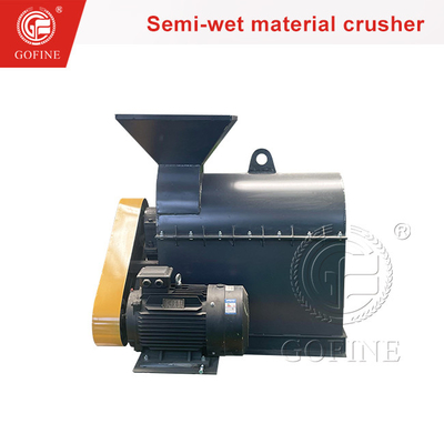 2-4 t/h Impact Vegetables Wet Manure Grinding Fertilizer Crusher Machine