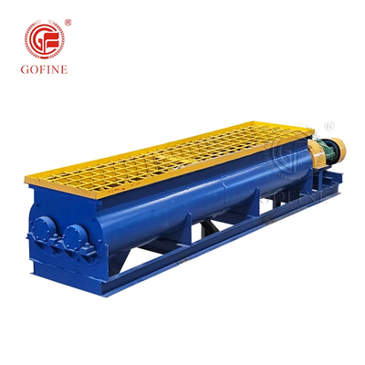 380V Heavy Duty Horizontal Ribbon Fertilizer Mixer With 2-8t/H Capacity