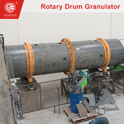 Round Ball Shape Compound Fertilizer Drum Gear Granulator For Customizable Production