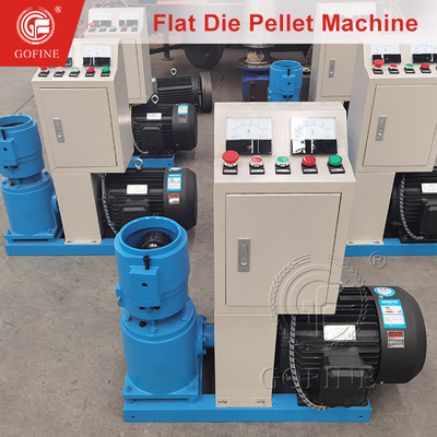 Electric Motor Flat Die Pellet Mill For Various Pellet Molds