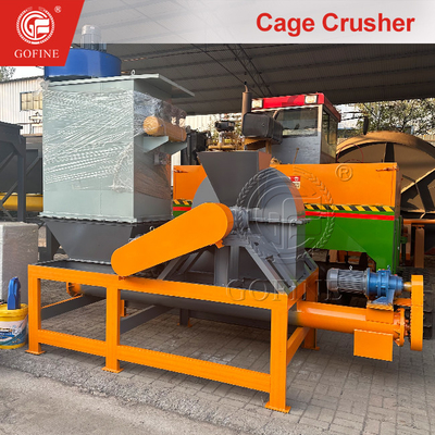 22kw Ore Fertilizer Industrial Crushing Equipment With Electric Twin Motor