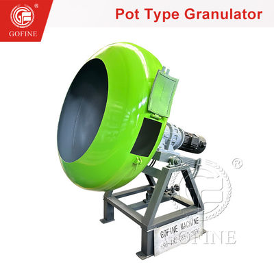 Round Pot Granulator Organic Fertilizer Granulator Machine