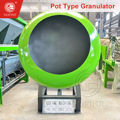 Chicken Manure Compost Pan Type Fertilizer Pellet Machine