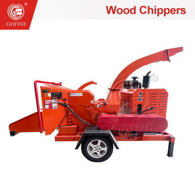 Mobile Heavy Duty Wood Chipper For Branches  3000r/min