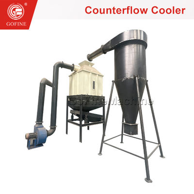 Chicken Manure Organic Fertilizer Counter Flow Pellet Cooler