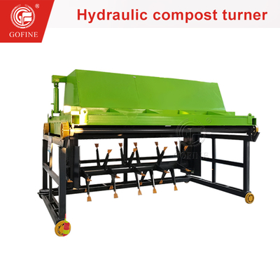 Multi-Trough Compost Turner for Kitchen Waste Recycling