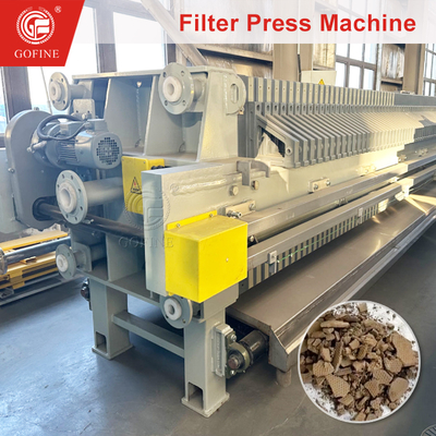 Semi-Automatic Filter Press for Municipal Wastewater Sludge