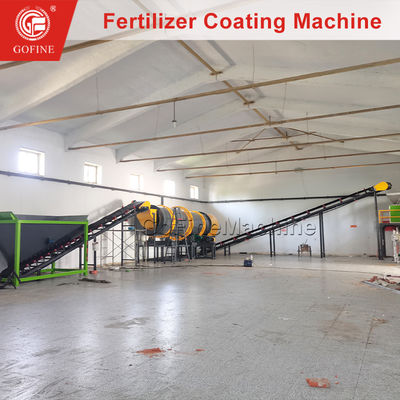 Fully Automatic Fertilizer Coating Line 3-6 Ton Per Hour