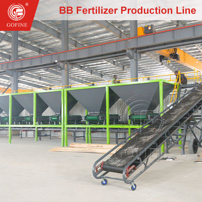 Automatic Bulk Fertilizer Blending System For NPK Fertilizer Production Line