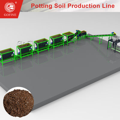 Automatic Seed Starting Mix Potting Mix Mixing Pack Production Line
