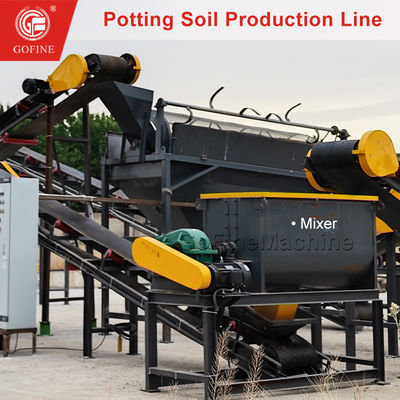 Garden Potting Soil Batch Mixer Seedling Soil Mixture Machine
