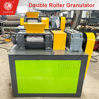 Double Roller Press Type Dry Powder Fertilizer Granulator Machine