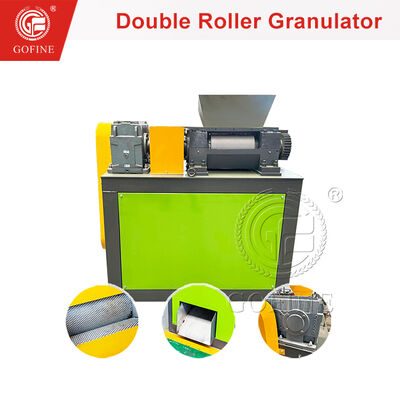 Double Roller Pelletizer Organic Fertilizer Granulator For Large Farms
