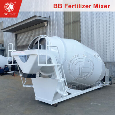 5-8t/h Bio Fertilizer Making Machine Mobile Granule Blending Equipment