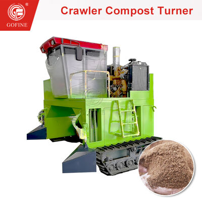 Heavy-Duty Crawler Compost Turner for Efficient Windrow Composting Processing