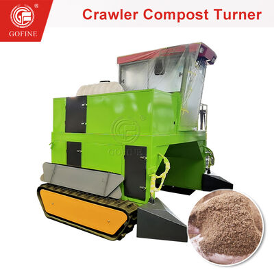 Self-Propelled Hydraulic Compost Turner for Organic Waste Recycling on Farms