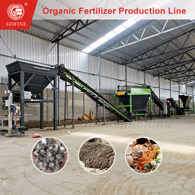 Brazil Cow Dung Processing Organic Compost Powder Agricultural Manufacture Production Line
