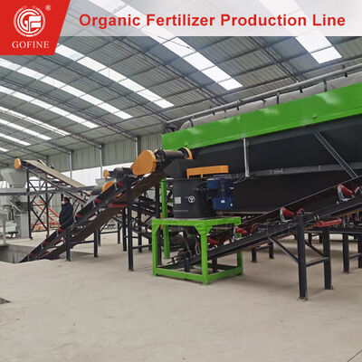 Widely Used Sewage Sludge Processing Equipment Organic Compost Production Line